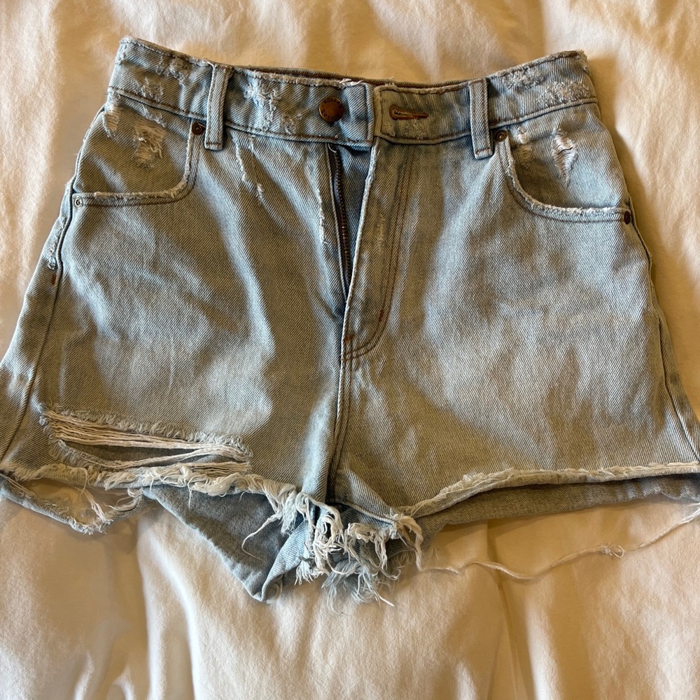 ROLLA’S denim duster jean shorts